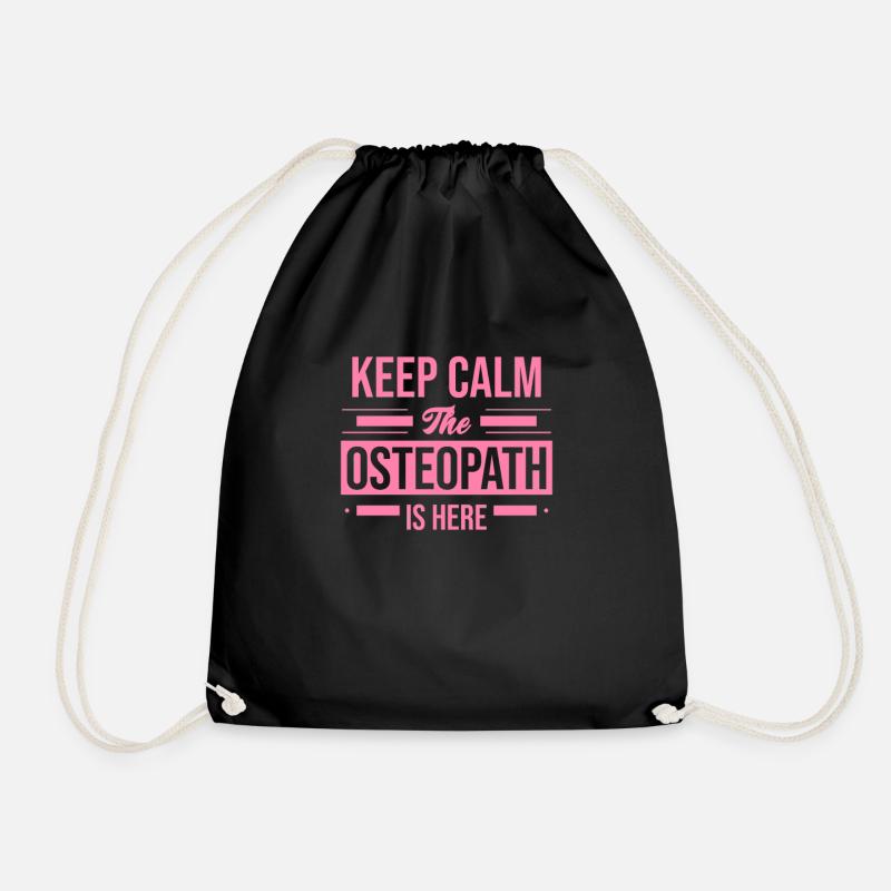 Osteopath Osteopathie - Turnbeutel - Schwarz