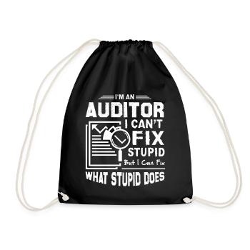 L'auditeur ne peut pas réparer stupide - Sac de sport léger - noir - Devant