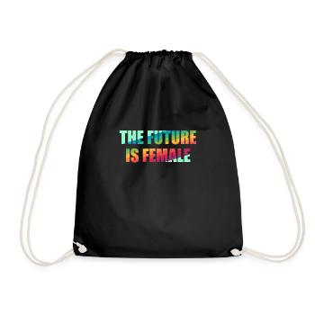 The Future is Female - Drawstring Bag - black - Front
