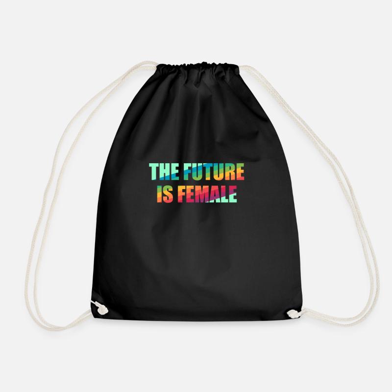 The Future is Female - Turnbeutel - Schwarz