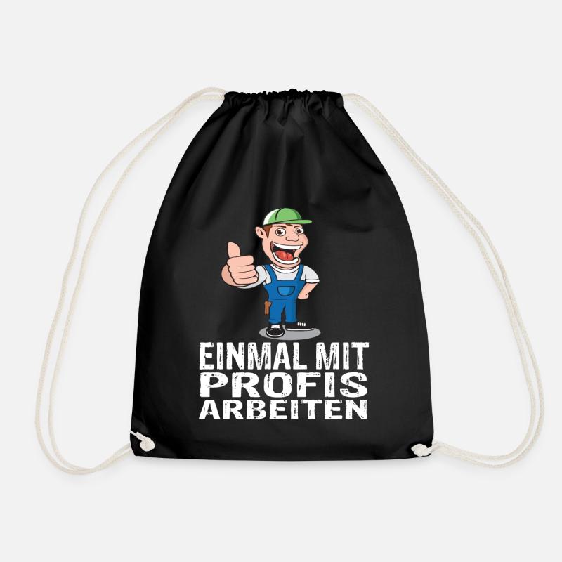 Handwerker - Turnbeutel - Schwarz