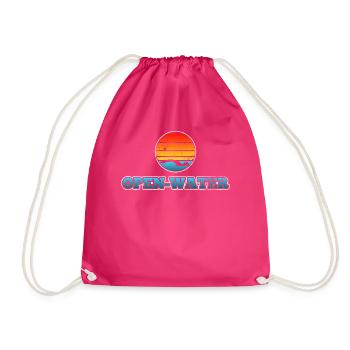 Nager en eau libre - Sac de sport léger - fuchsia - Devant