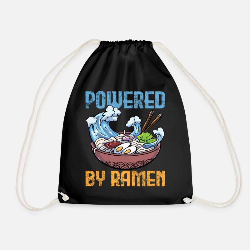 Ramen - Turnbeutel - Schwarz