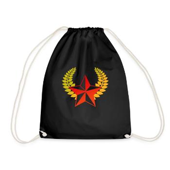 Communistes star communism - Sac de sport léger - noir - Devant