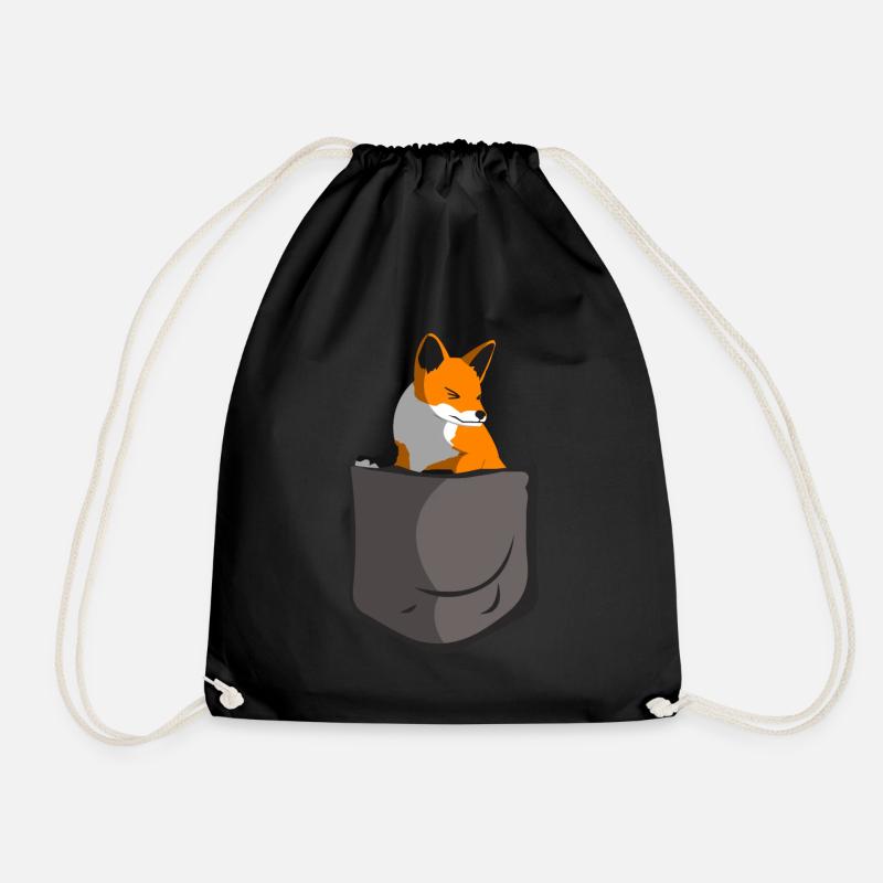 Renard doux - Sac de sport léger - noir