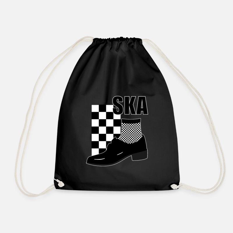 Ska Music - Ska Reggae for Rudeboy - Drawstring Bag - black