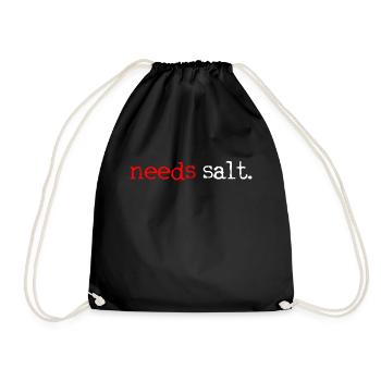 Chef cook cook - Drawstring Bag - black - Front