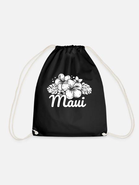 Maui - Drawstring Bag - black