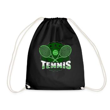 Le tennis - Sac de sport léger - noir - Devant