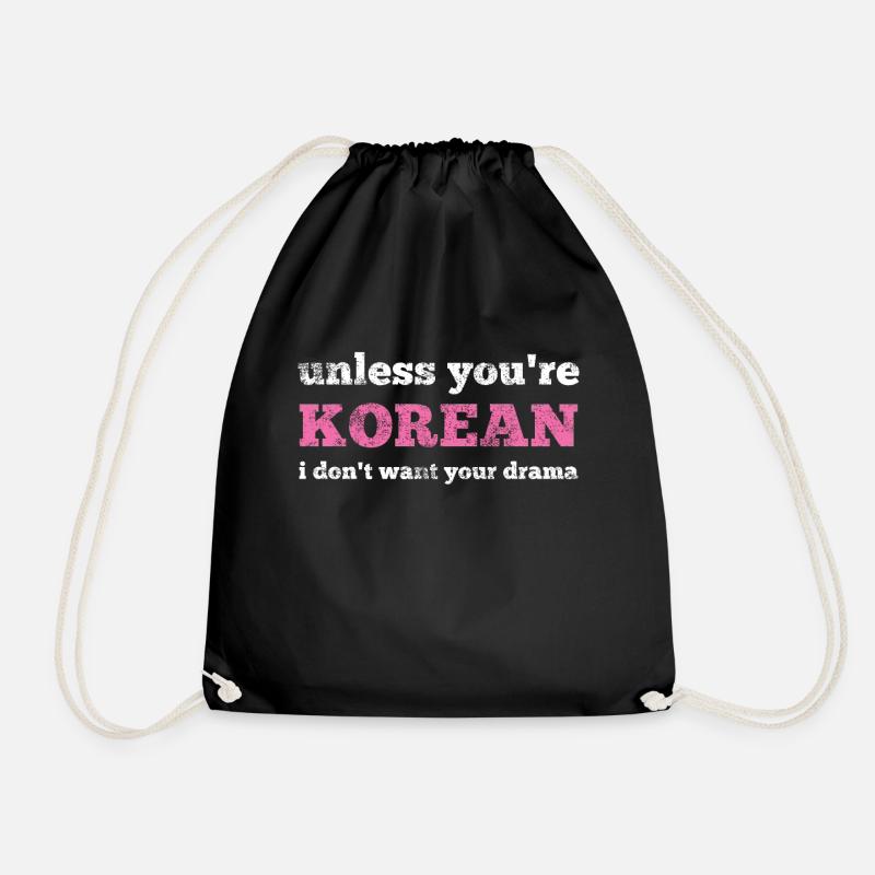 K-Pop - Turnbeutel - Schwarz