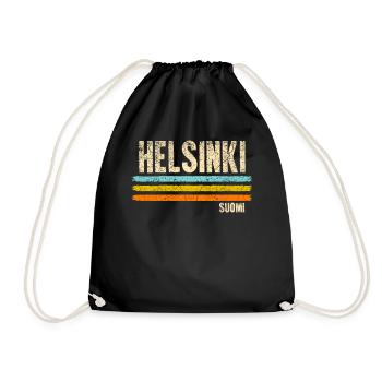 Helsinki Finlande Suomi - Sac de sport léger - noir - Devant