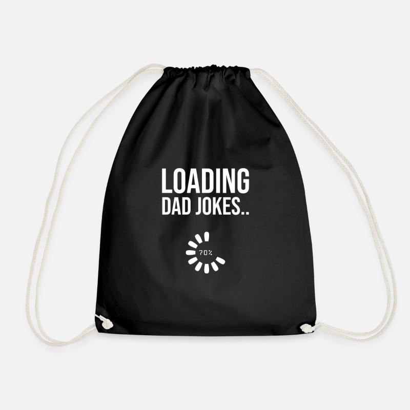 Lädt Dad Joke - Turnbeutel - Schwarz