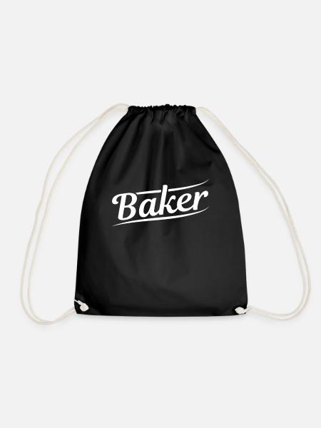Bäcker Backen - Turnbeutel - Schwarz