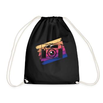 Appareil photo Photographe Photographie - Sac de sport léger - noir - Devant