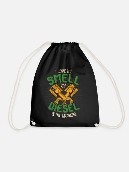 J'aime l'odeur de Diesel - Auto - Sac de sport léger - noir