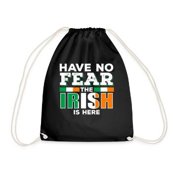 Irisch Irland - Turnbeutel - Schwarz - Vorne