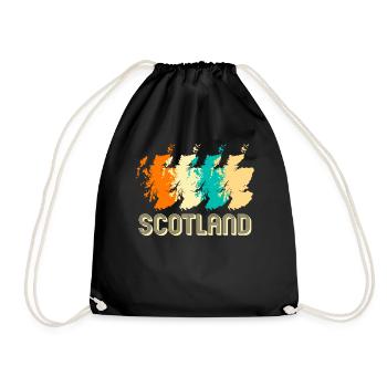 Schottland - Turnbeutel - Schwarz - Vorne