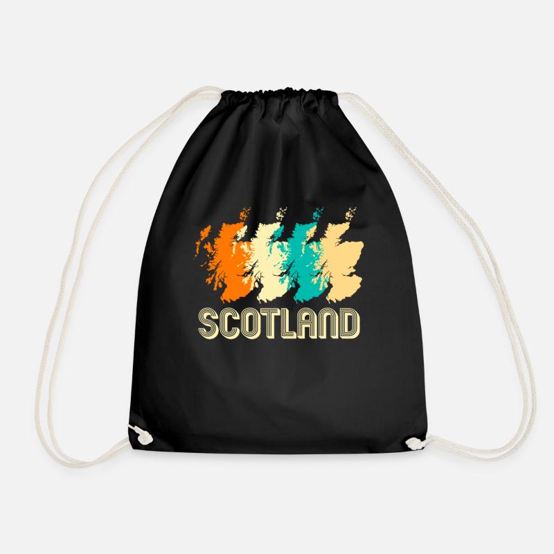 Schottland - Turnbeutel - Schwarz