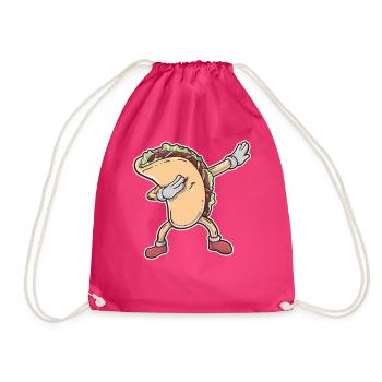 Taco - Turnbeutel - Fuchsia - Vorne