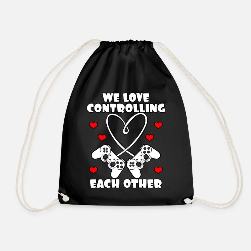 We Love Controlling Each Other - Turnbeutel - Schwarz