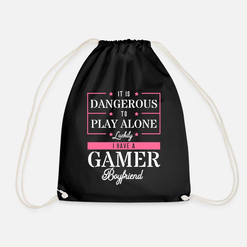 I Have A Gamer Girlfriend - Turnbeutel - Schwarz