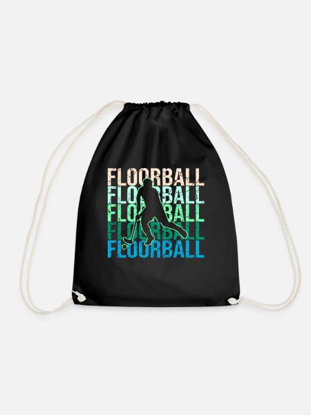 Floorball - Turnbeutel - Schwarz