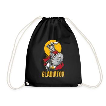 Gladiateur guerrier spartiate combat cadeau guerrier - Sac de sport léger - noir - Devant