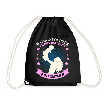Cadeau de maman Fête des Mères Dames - Sac de sport léger - noir - Devant