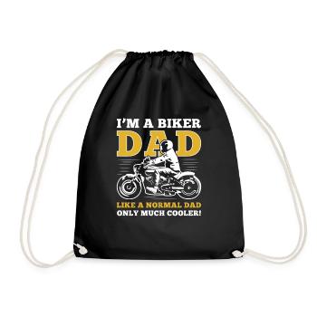 Cadeau de fête des pères DAD BIKE - Sac de sport léger - noir - Devant