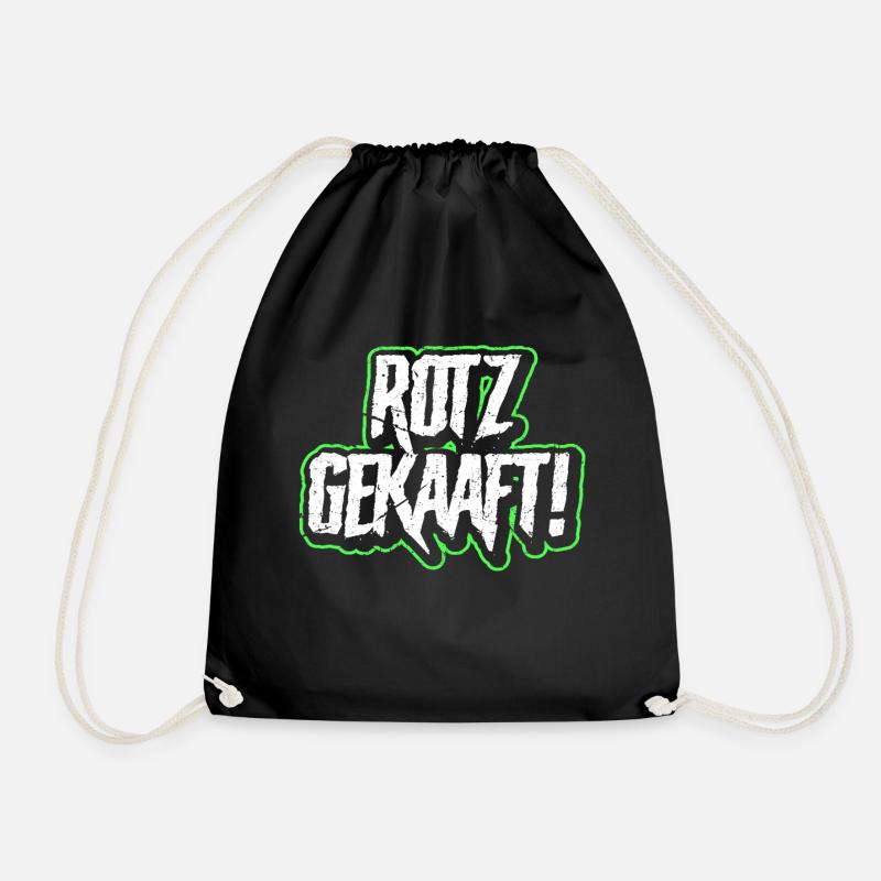 Rotz Gekaaft! - Turnbeutel - Schwarz