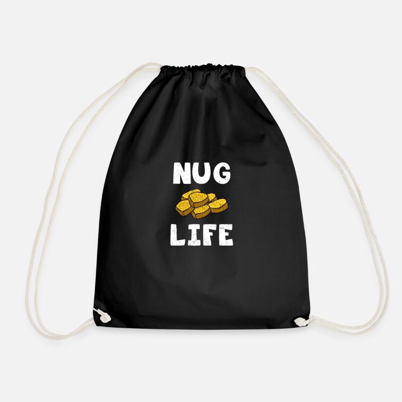 Nug Leben - Turnbeutel - Schwarz