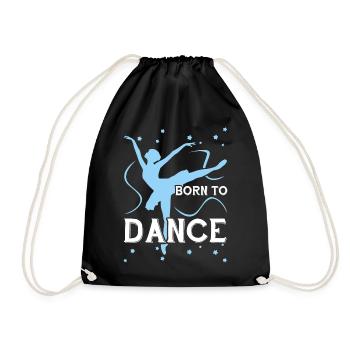 Danse née pour danser - Sac de sport léger - noir - Devant