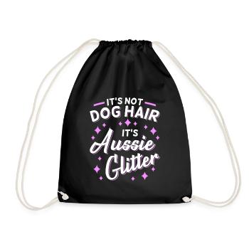 Australie Shepherd maman maîtresse chien - Sac de sport léger - noir - Devant