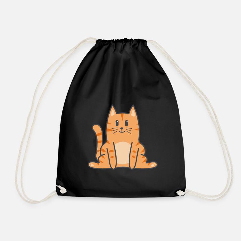 Katze Katzen Kitten - Turnbeutel - Schwarz