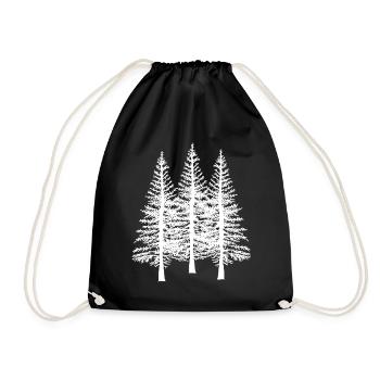 Forêt, Arbre, Arbres, Nature, Conservation de la nature, Flore, Ecologie - Sac de sport léger - noir - Devant