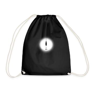 Angelhaken Pilker Köder Pilkern - Drawstring Bag - black - Front