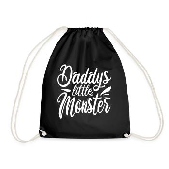 Le petit monstre de papa - Sac de sport léger - noir - Devant