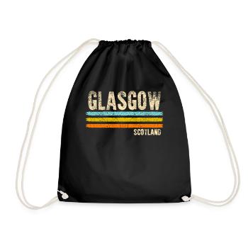 Glasgow Ecosse - Sac de sport léger - noir - Devant
