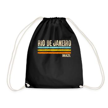 Rio de Janeiro - Turnbeutel - Schwarz - Vorne
