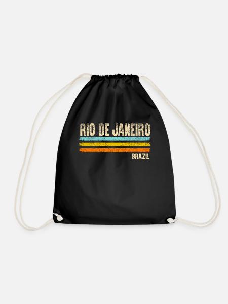 Rio de Janeiro - Drawstring Bag - black