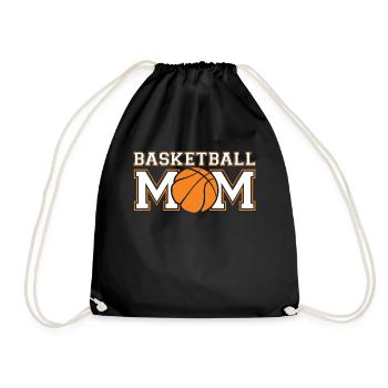 Maman de basket-ball - Fête des mères - Sac de sport léger - noir - Devant