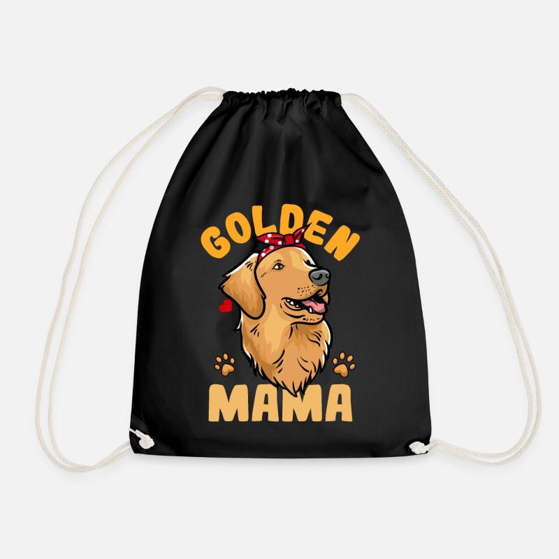 Golden Retriever - Turnbeutel - Schwarz