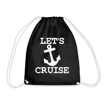 Cruise ship cruise - Drawstring Bag - black - Front