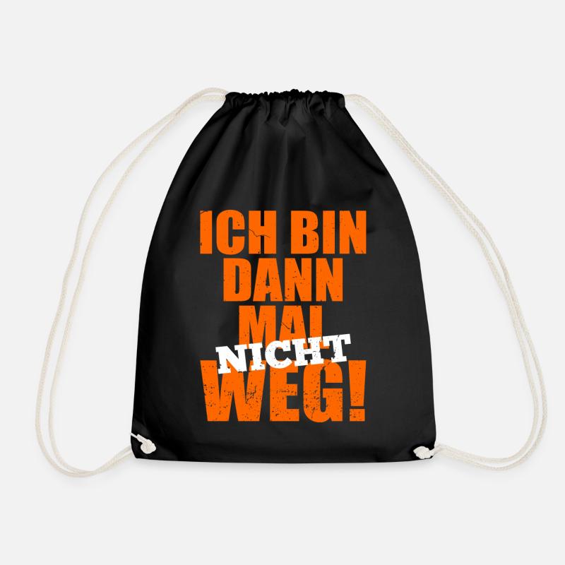 Balkonien Urlaub Zuhause Balkon Corona 2020 - Turnbeutel - Schwarz