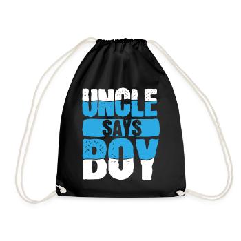 Le sexe révèle l'oncle - Sac de sport léger - noir - Devant