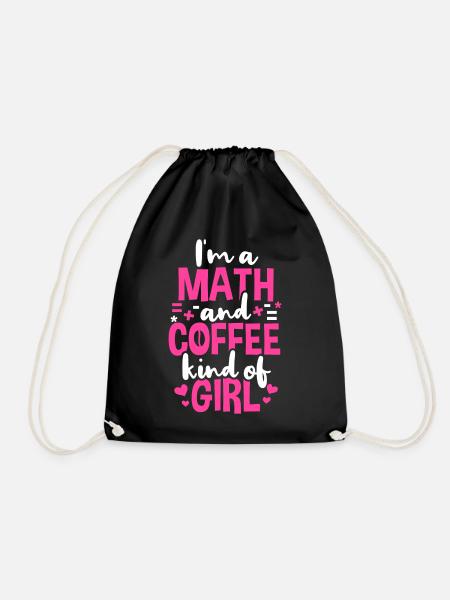 Mathematik Lehrer Student Mathe - Turnbeutel - Schwarz