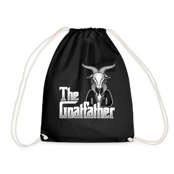 Goats - The Goatfather - Drawstring Bag - black - Front