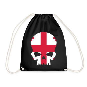 Sugar Skull Georgia - Sac de sport léger - noir - Devant