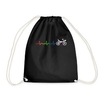 RECUMBENT HOMOSEXUAL - Drawstring Bag - black - Front