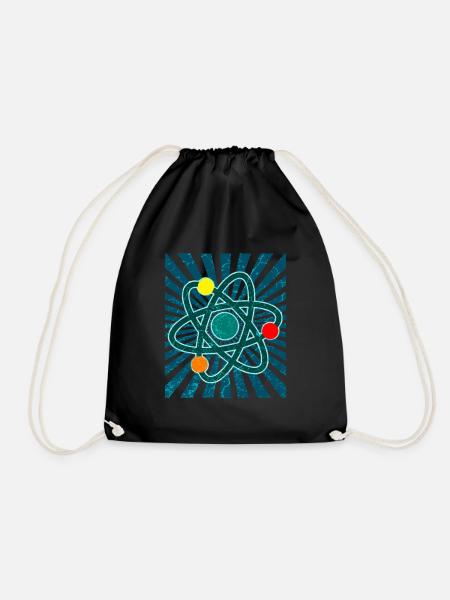 Atom - Turnbeutel - Schwarz